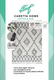 Caretta Home Bonita Seri Dokuma Shaggy Peluş Jüt Salon Oturma Odası Mutfak Çocuk Yatak Yolluk Halı